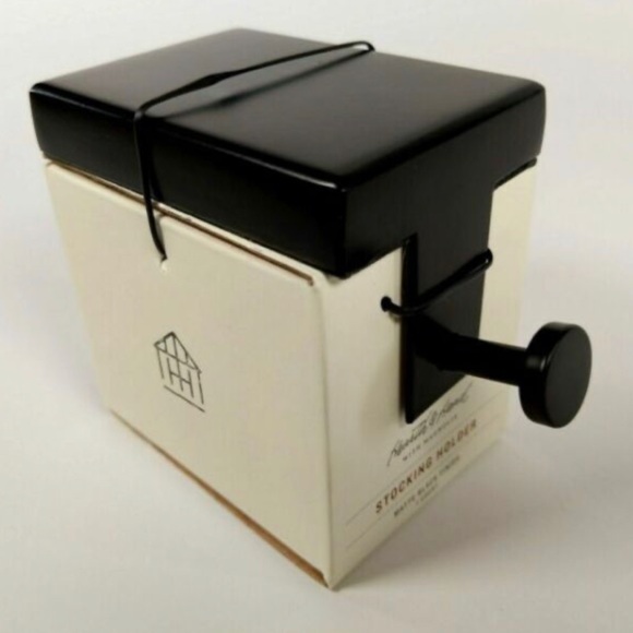 Hearth & Hand Other - NWT, Hearth & Hand Holiday Stocking Holder, Matt Black